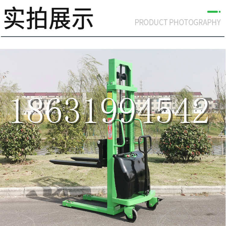 临沭县电动叉车堆高车液压铲车电瓶1吨2吨站驾步行式小型全自动叉车